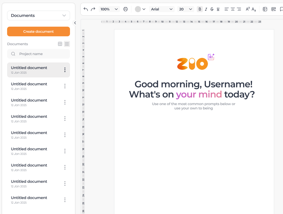 ZIO Документы — совместная работа над файлами